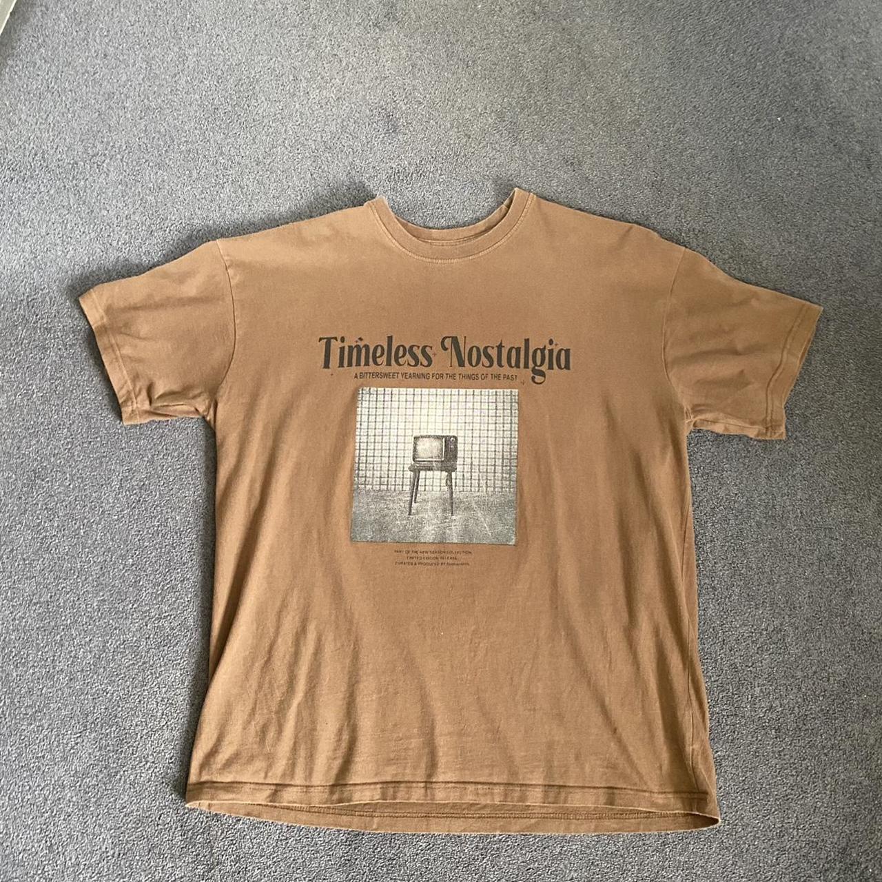 Brown Graphic tee Vintage inspired by Boohoo man Depop
