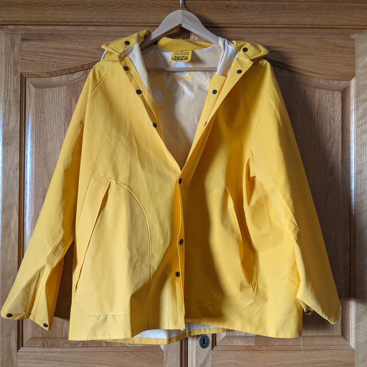 Oversized on sale yellow raincoat