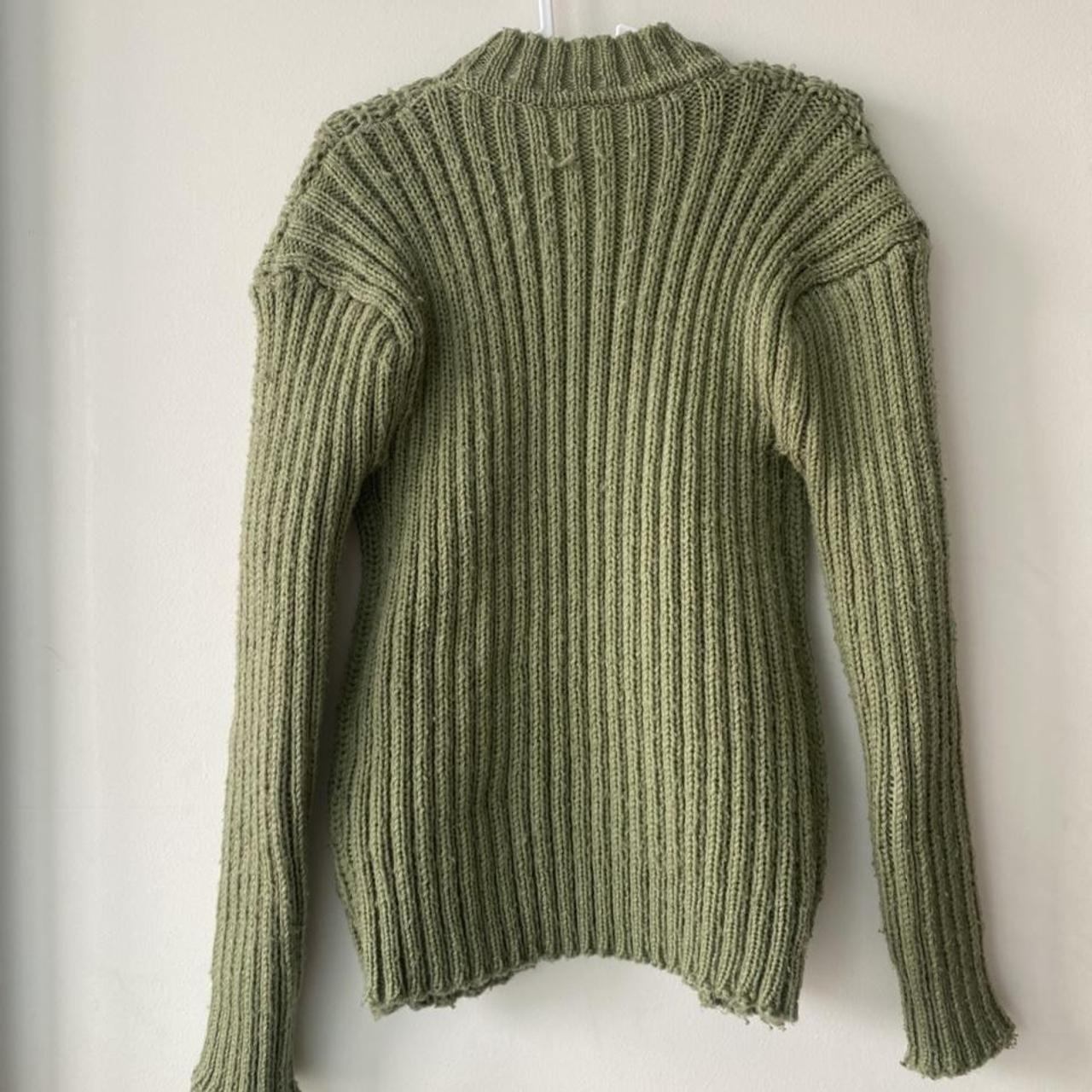 Women's Green and Khaki Jumper | Depop