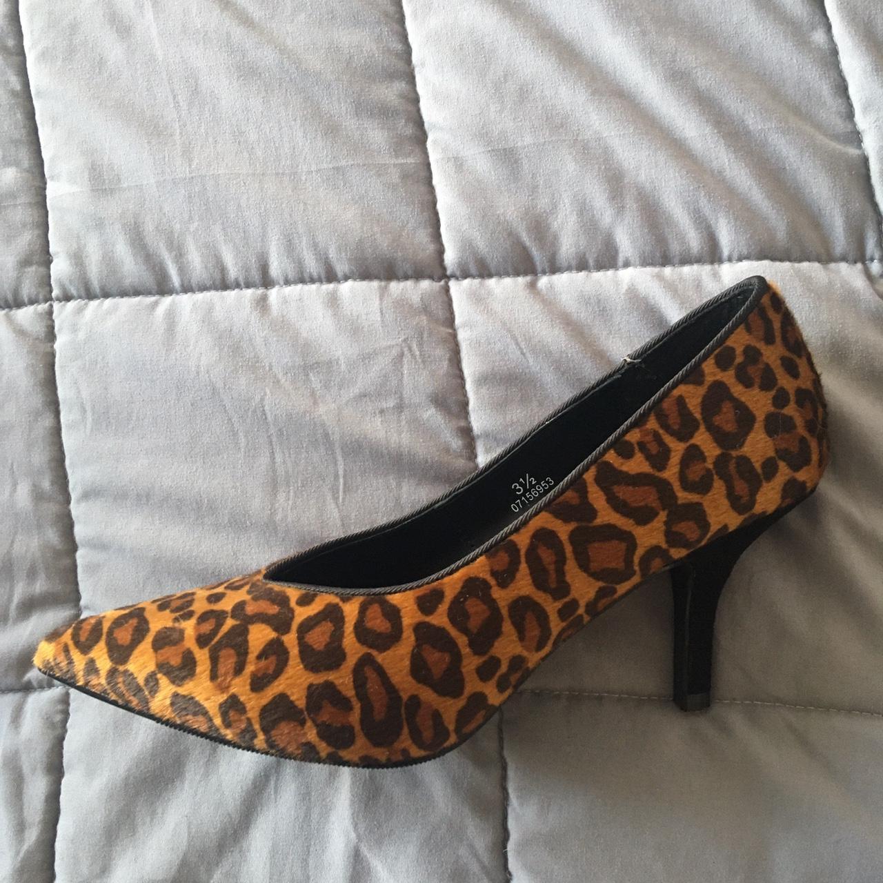 Clarks leopard hot sale heels