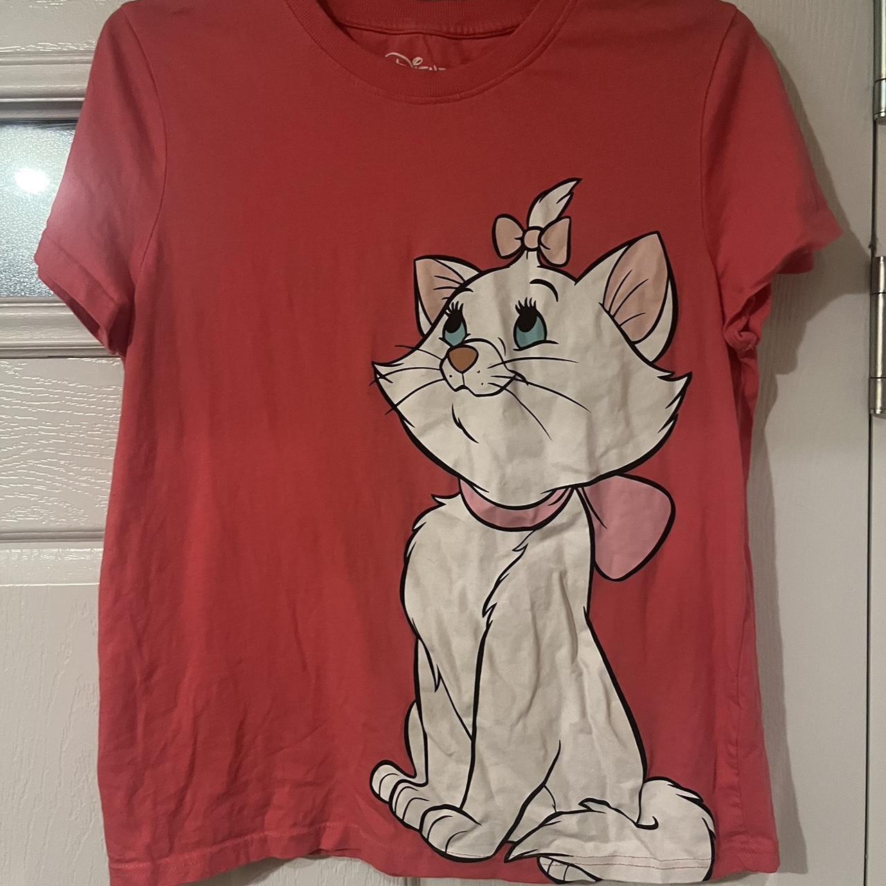 Pink Disney Primark t shirt top, Marie the cat from...