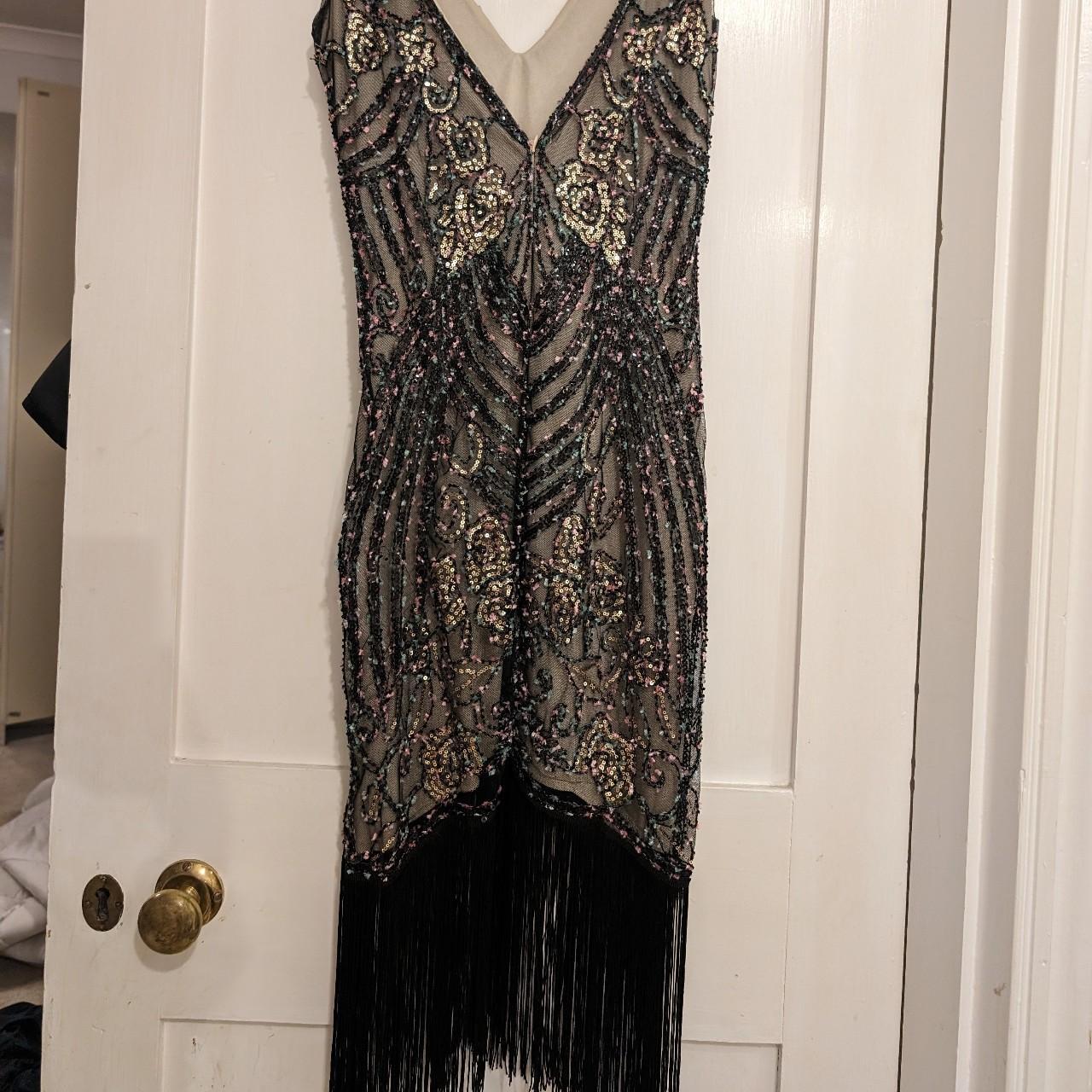 Beautiful sequined embellished 1920s flapper... - Depop