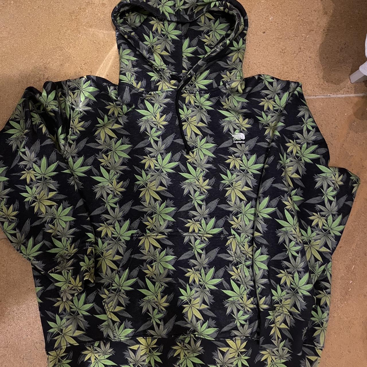 Supreme on sale weed hoodie