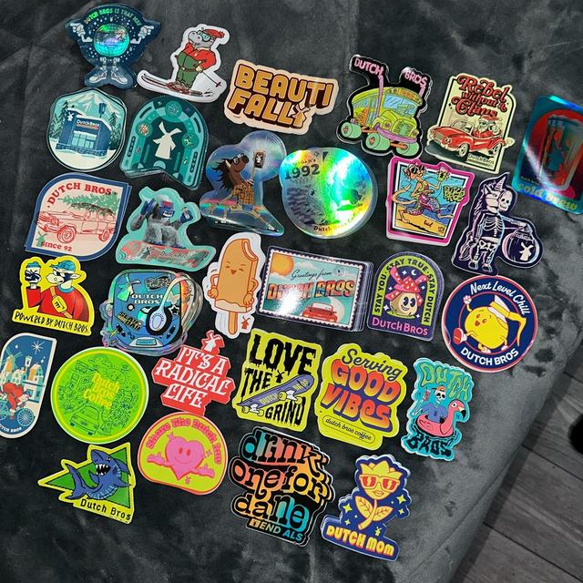 Dutch Bros Sticker Pack high quality