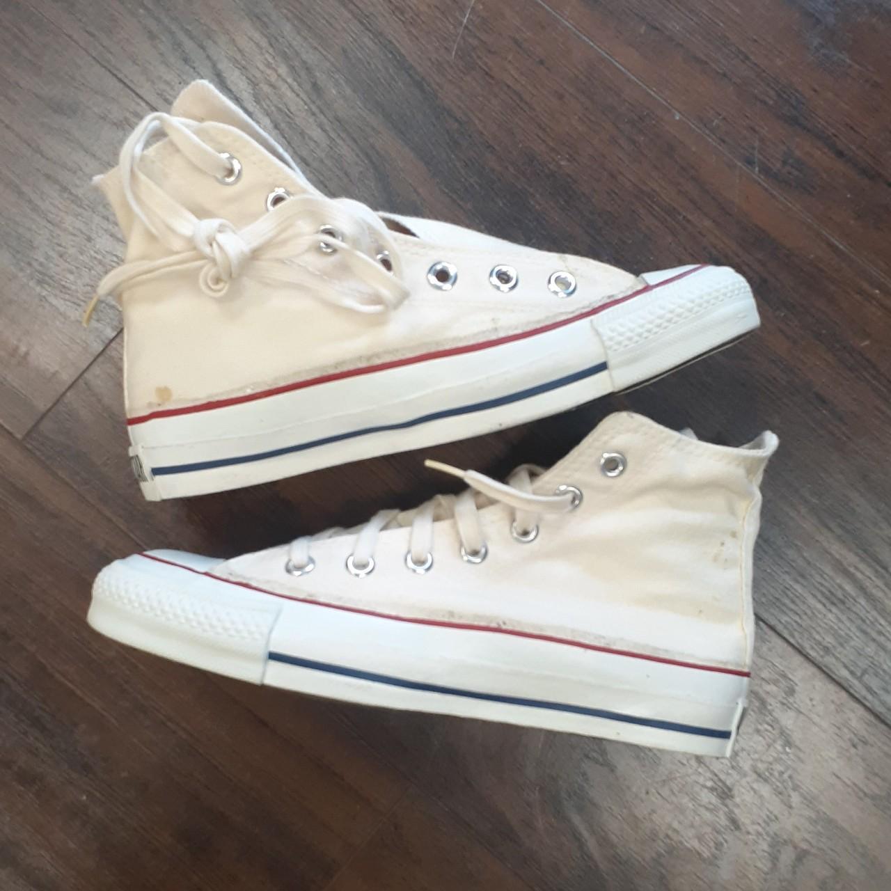 Women's Cream Trainers | Depop