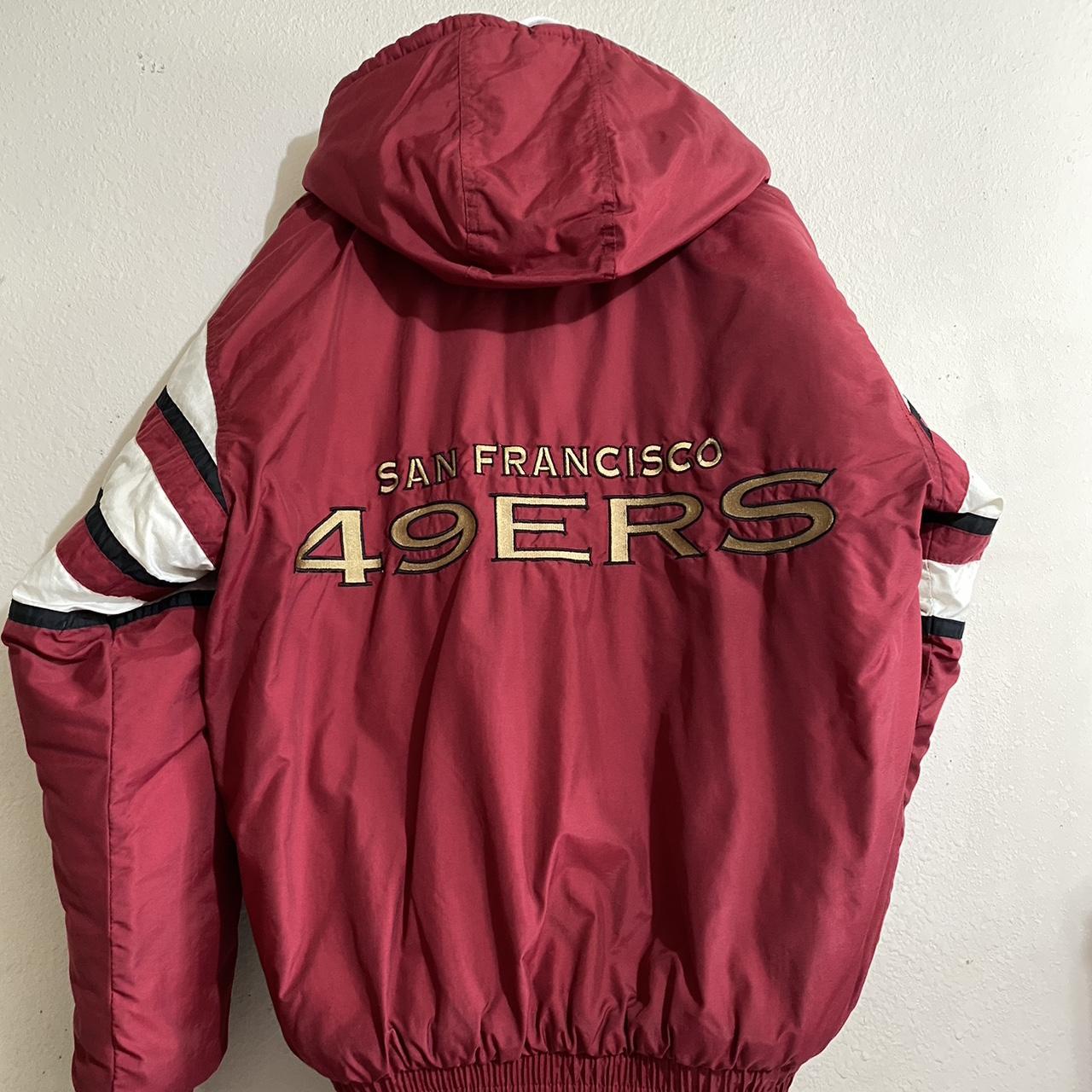 Vintage 90's San Francisco 49ers Windbreaker Jacket - Depop