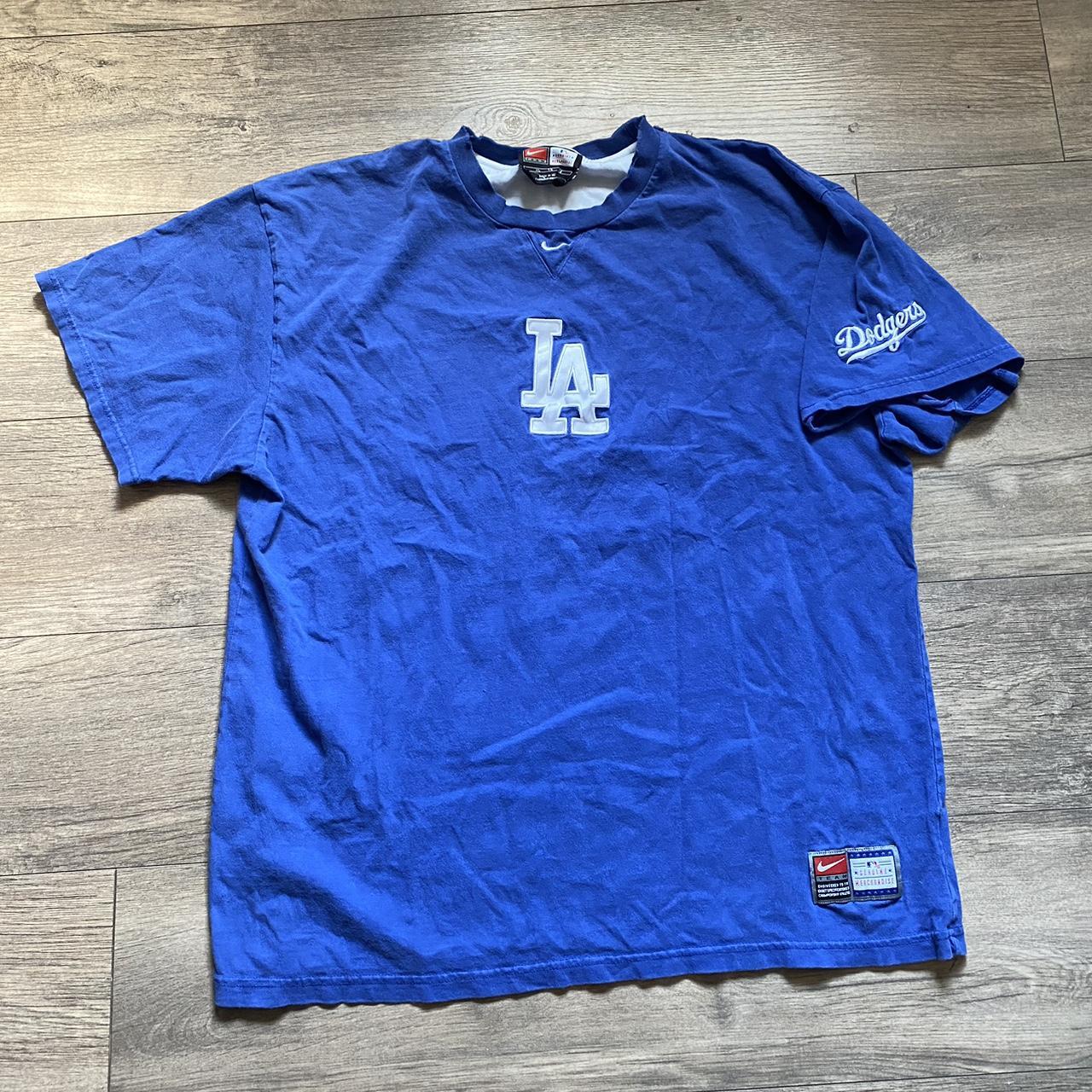 Nike Men's T-Shirt - Blue - XL