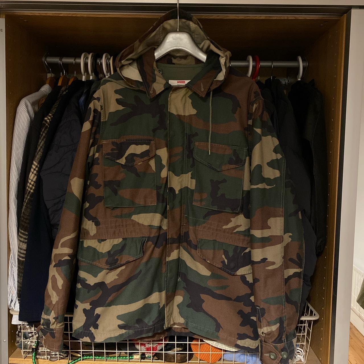 Supreme army sale jacket