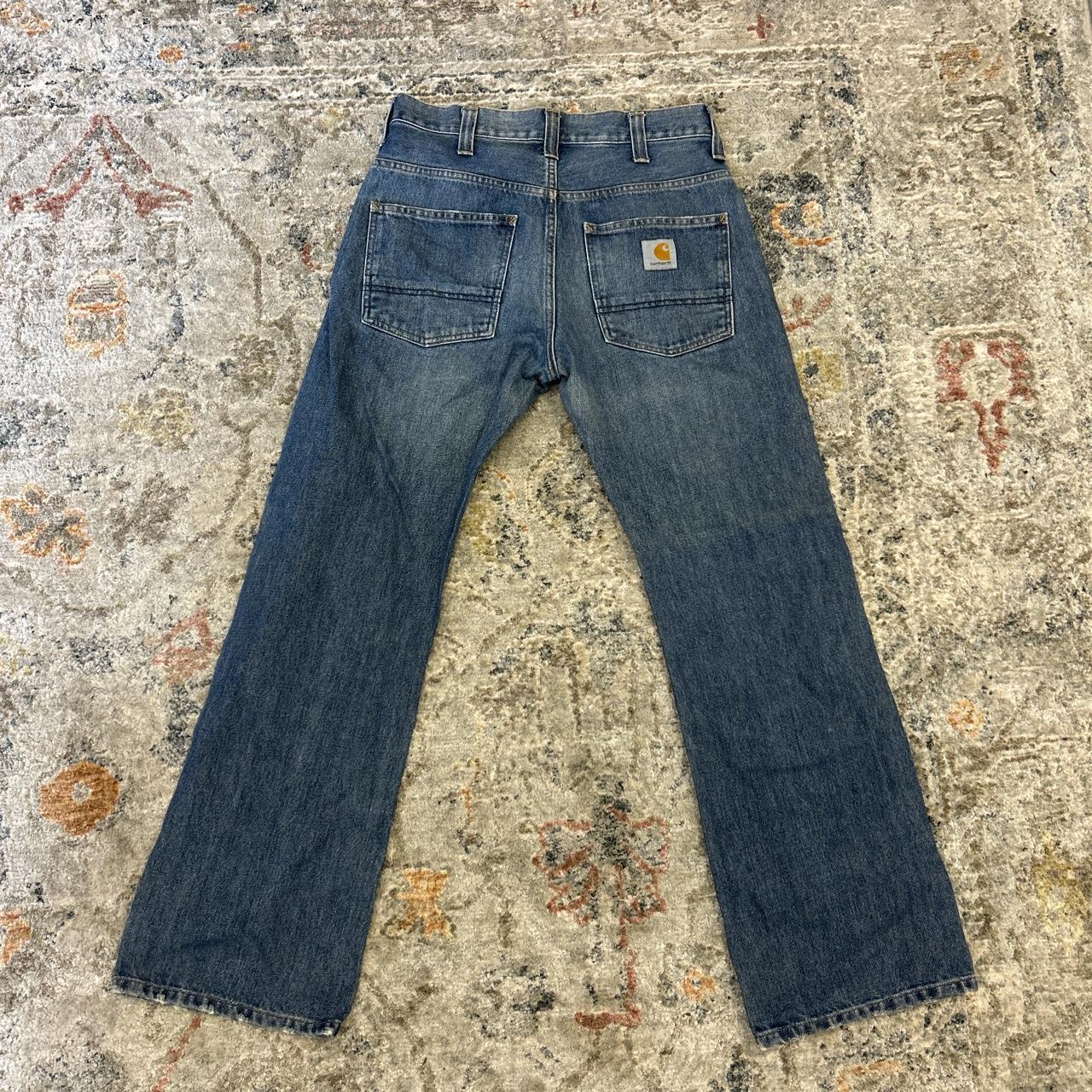 Carhartt jeans Size 28x32 Great condition no flaws... - Depop