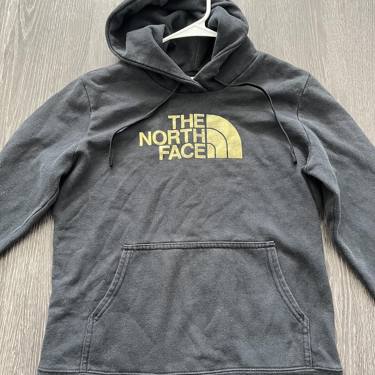 Black and gold discount north face hoodie