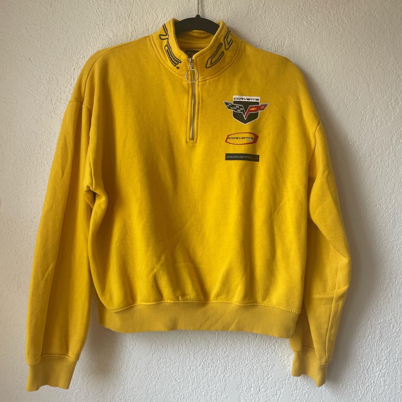 Yellow corvette sales sweatshirt