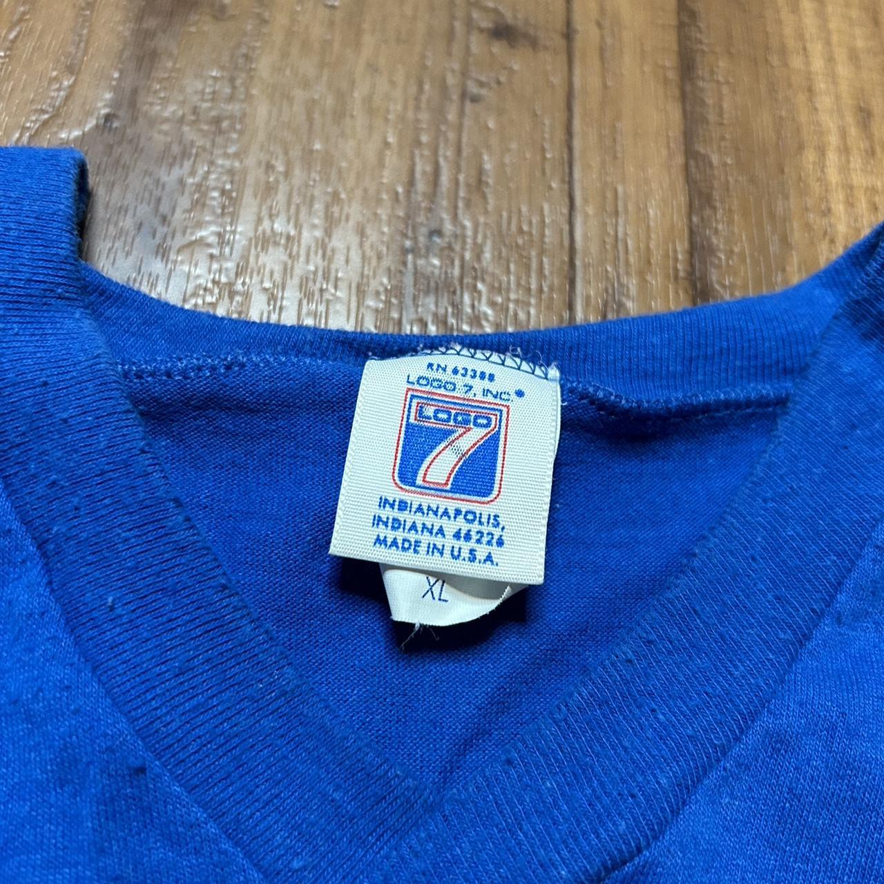 Vintage Detroit Lions shirt NFL team apparel Blue - Depop