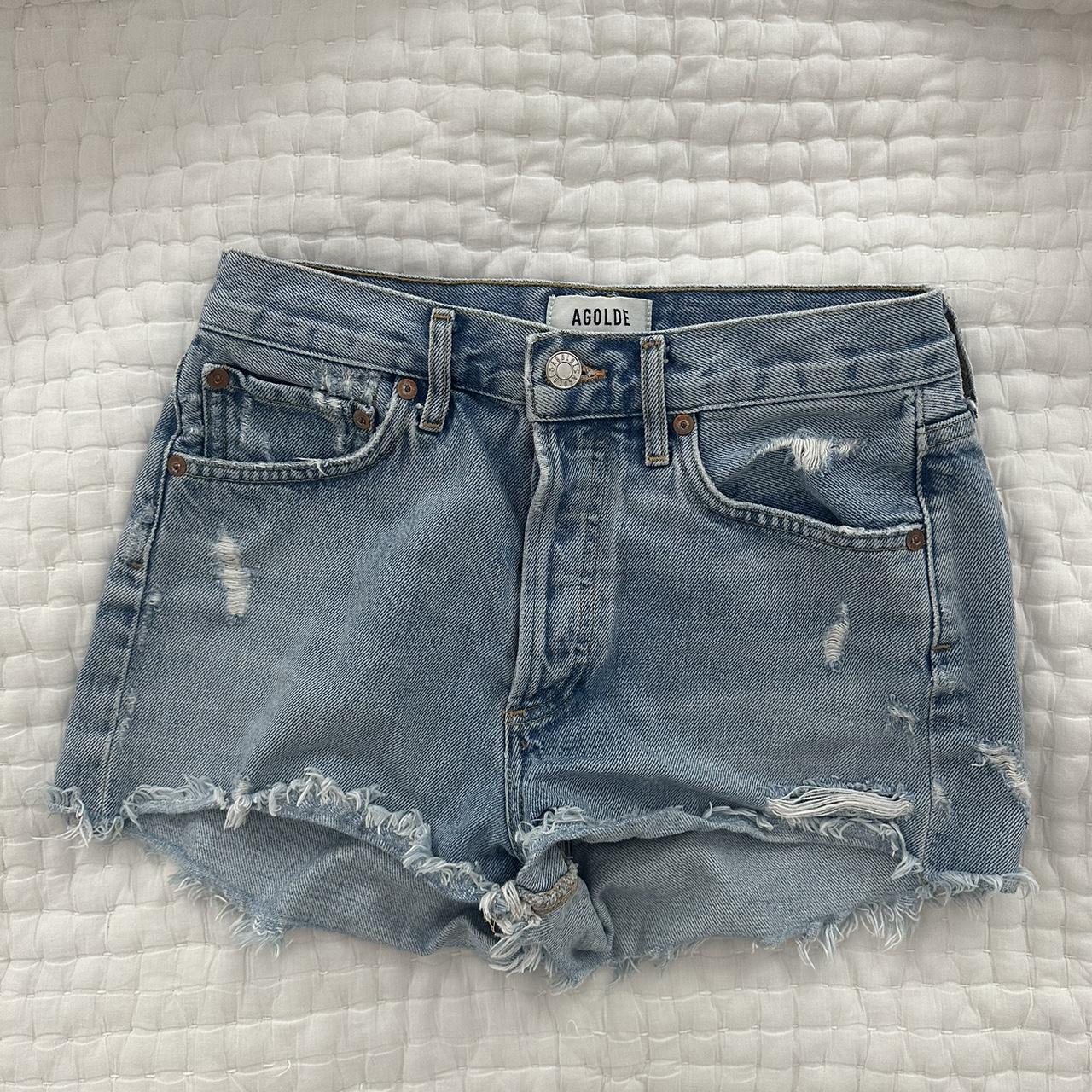 Agolde Parker denim shorts Perfect condition Size