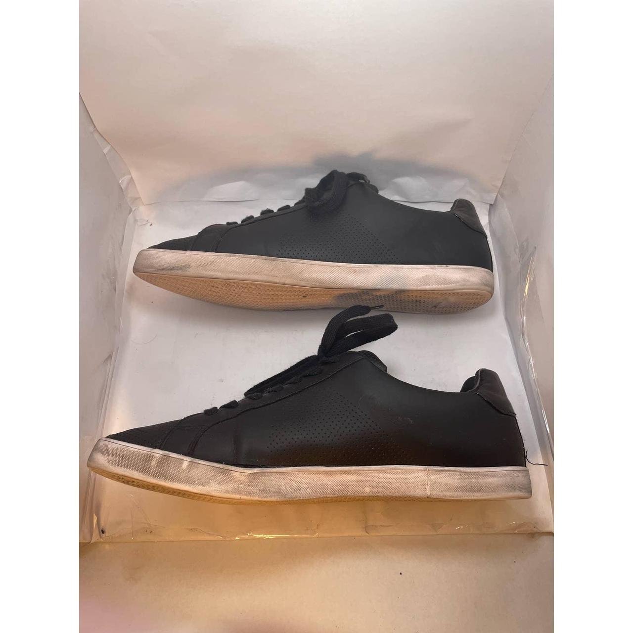 Black perforated shoes by Zara man in good condition... Depop