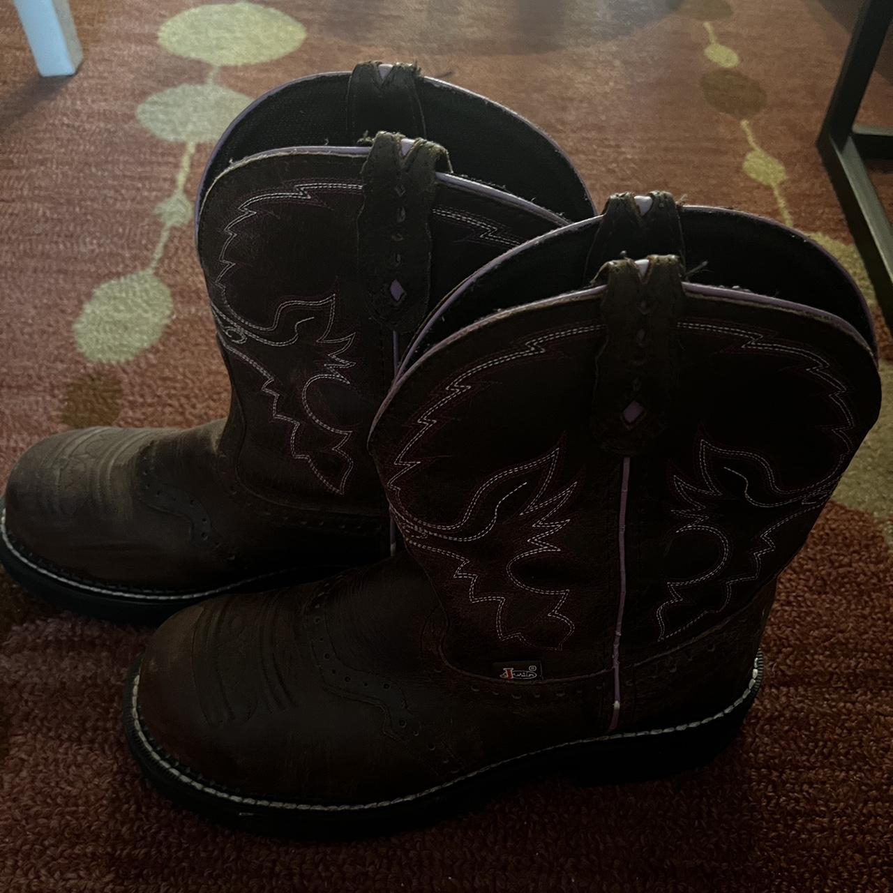 Used justin outlet gypsy boots