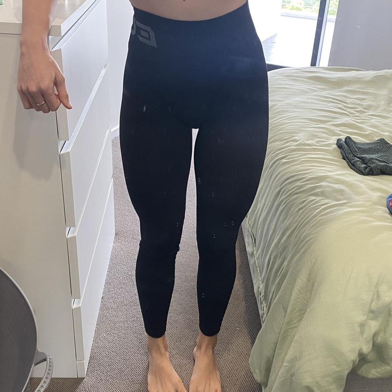 Echt black tights Nom scrunch Size xs but can fit... Depop