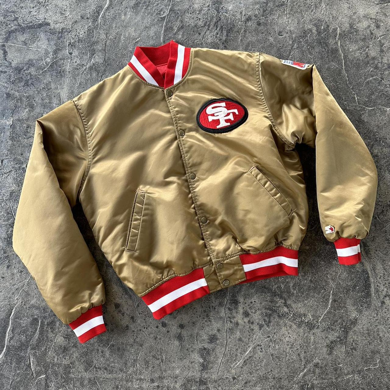 Men's San Francisco 49ers Starter Black The Tradition II Full-Snap Jacket