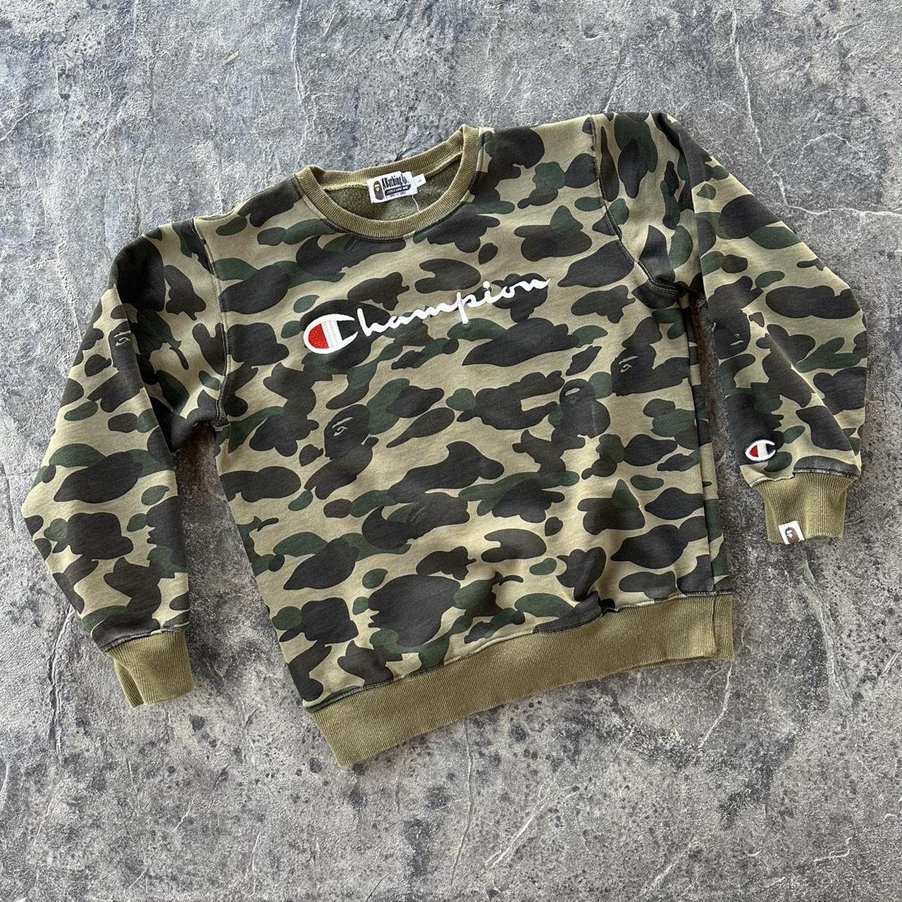 Champion camo outlet sweatshirt