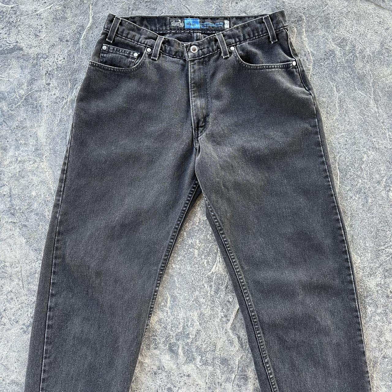 Levi’s Silvertab Relaxed Fit Jeans Black 90s Vintage... - Depop