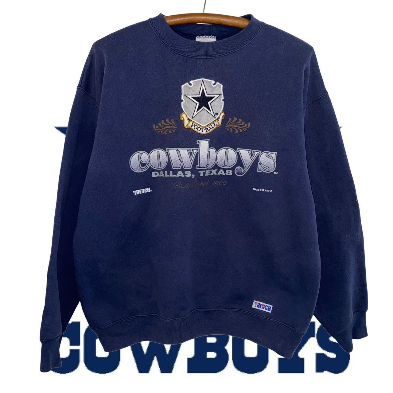 dallas cowboys crewneck sweatshirt mens