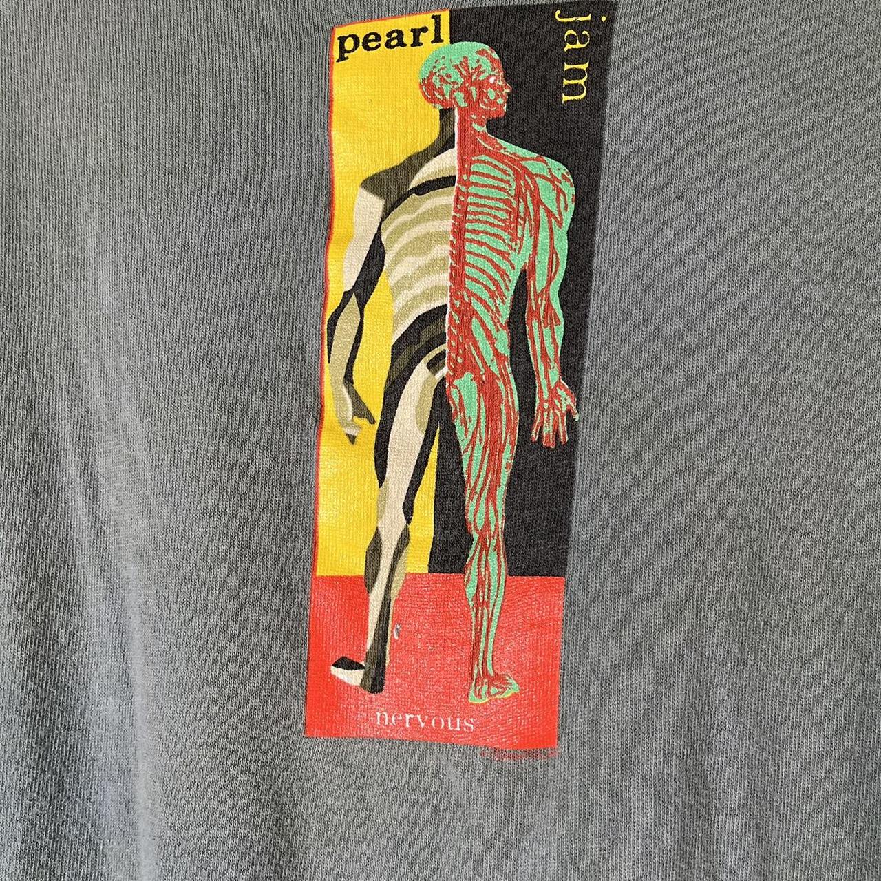 Vintage 90s Pearl Jam Nervous 70% Water... - Depop