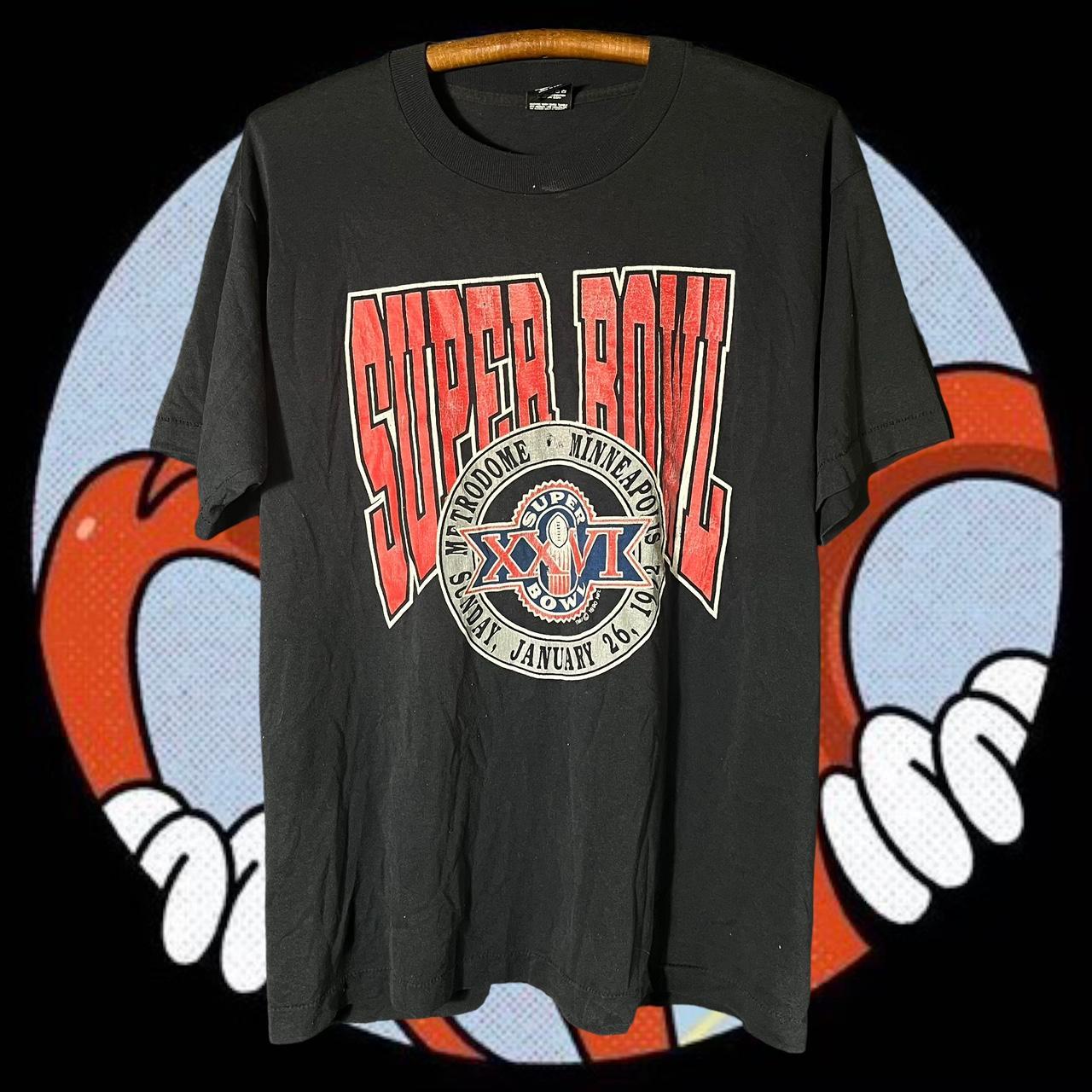 1990 Vintage Superbowl T Shirt XL