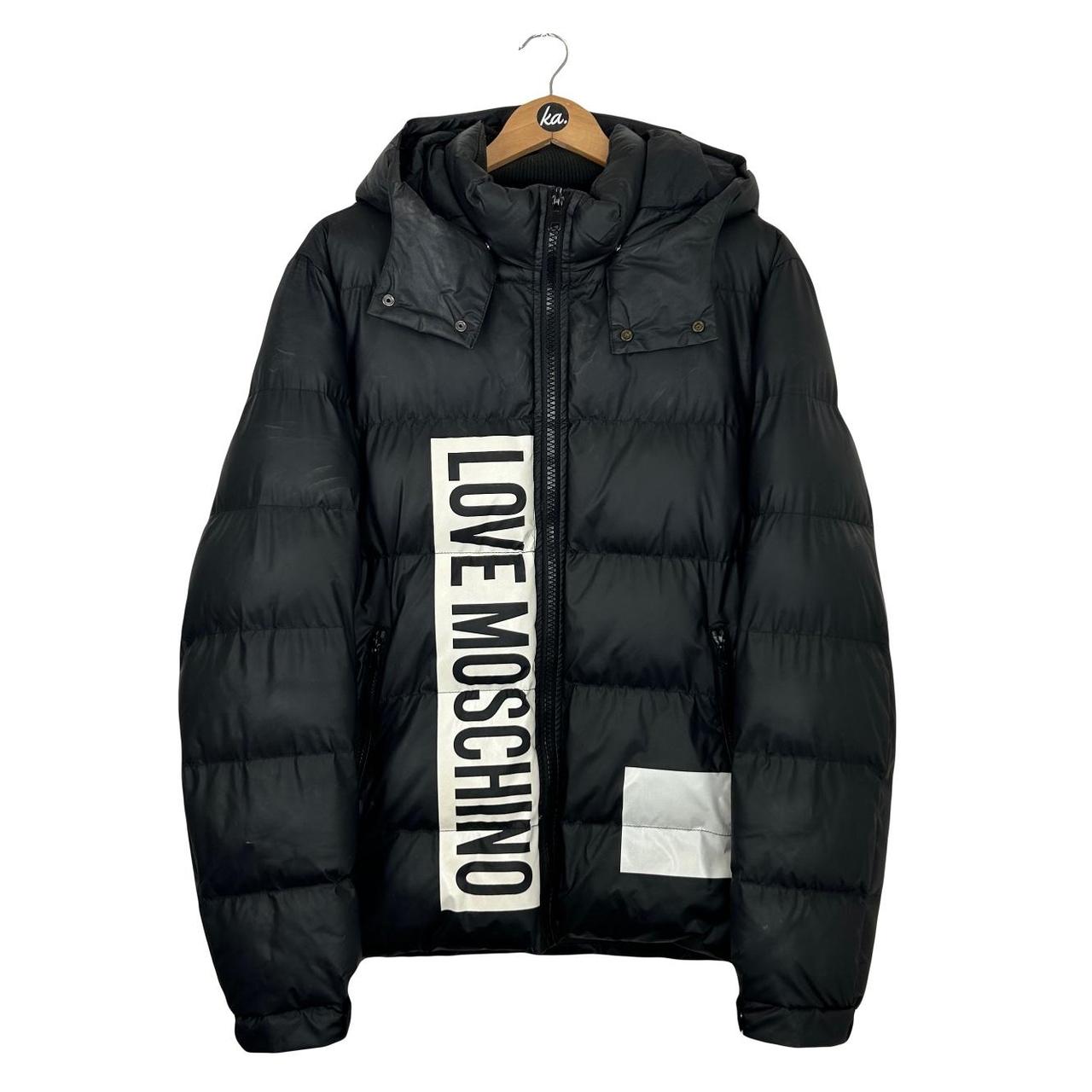 Padded Coats Love Moschino Down Jacket LOVE MOSCHINO Heart Puffer