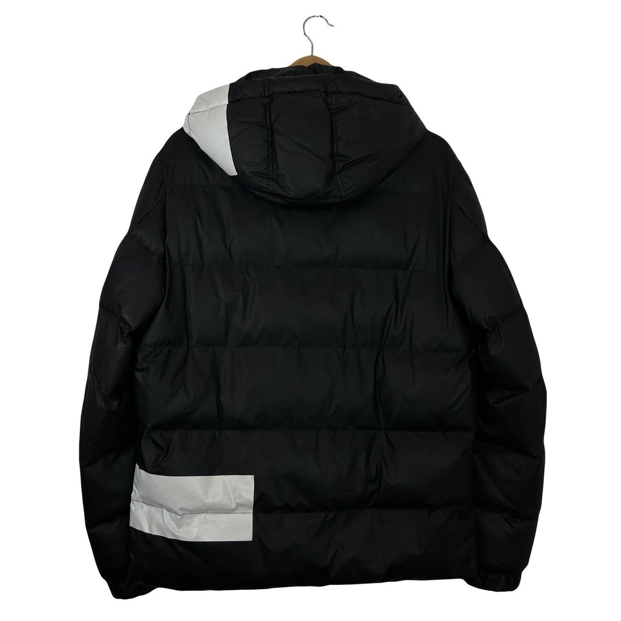 Moschino Designer Puffer Jacket (Black/White)