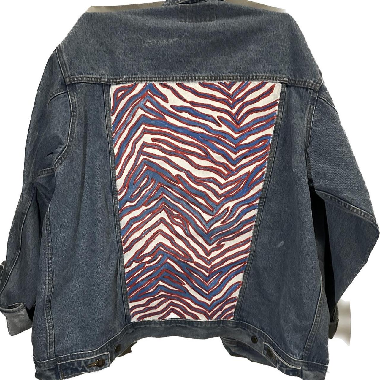 Buffalo Bills Hand Painted Denim Jacket 