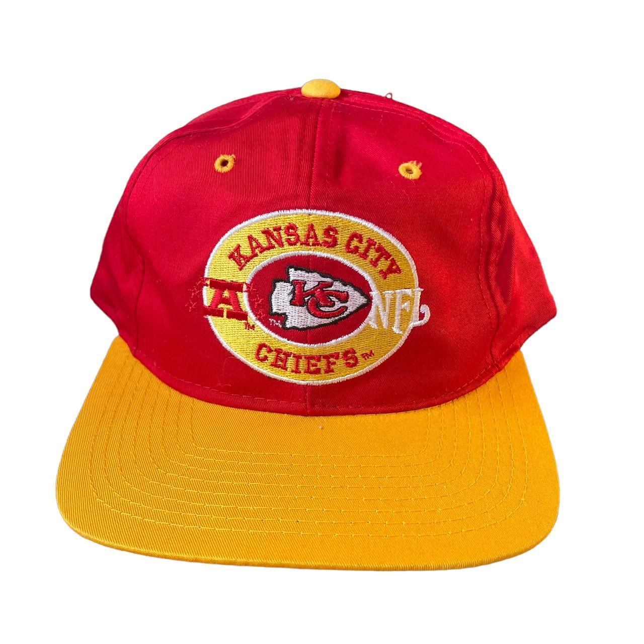 Vintage Kansas City Chiefs Hat Sports Specialties Cap Snapback Red Yellow