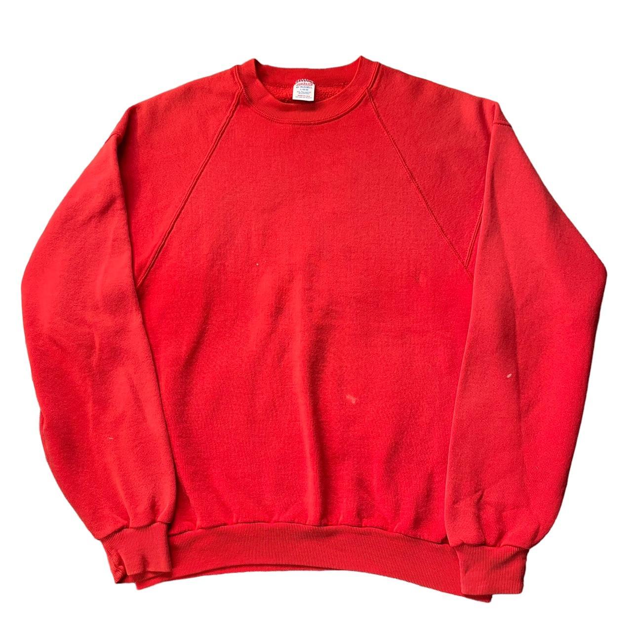 Russell Athletic Men's Red Sweatshirt Depop