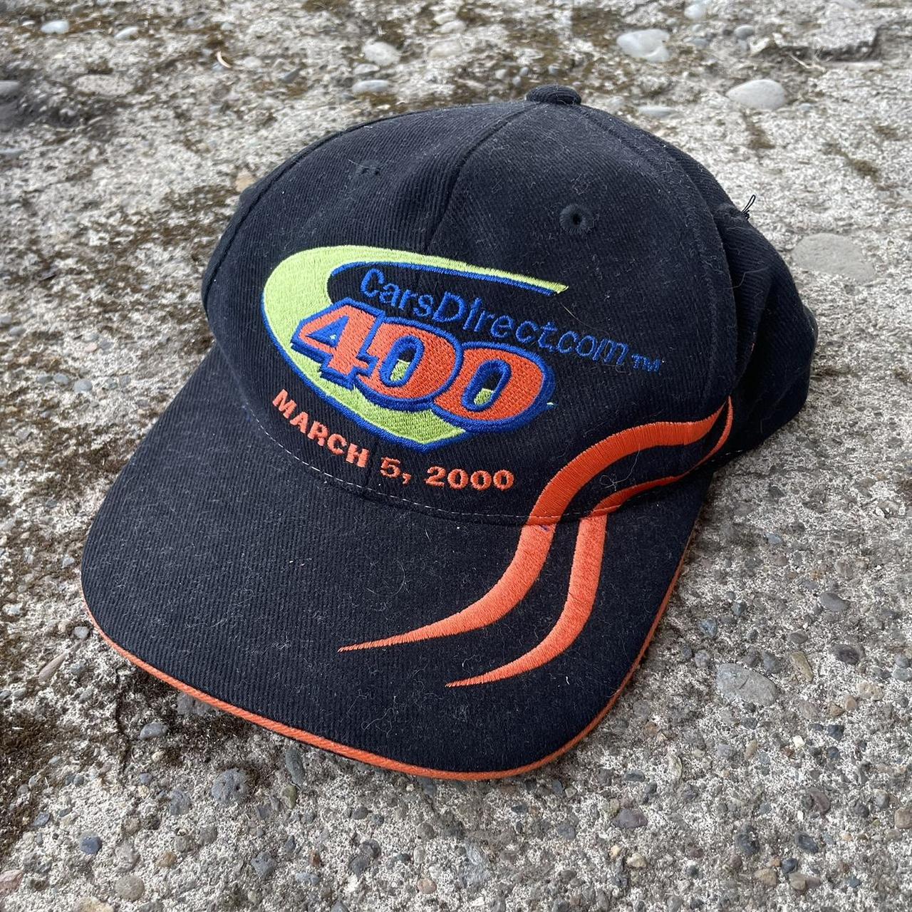 Vintage Y2K Racing StrapBack Hat Adjustable... - Depop