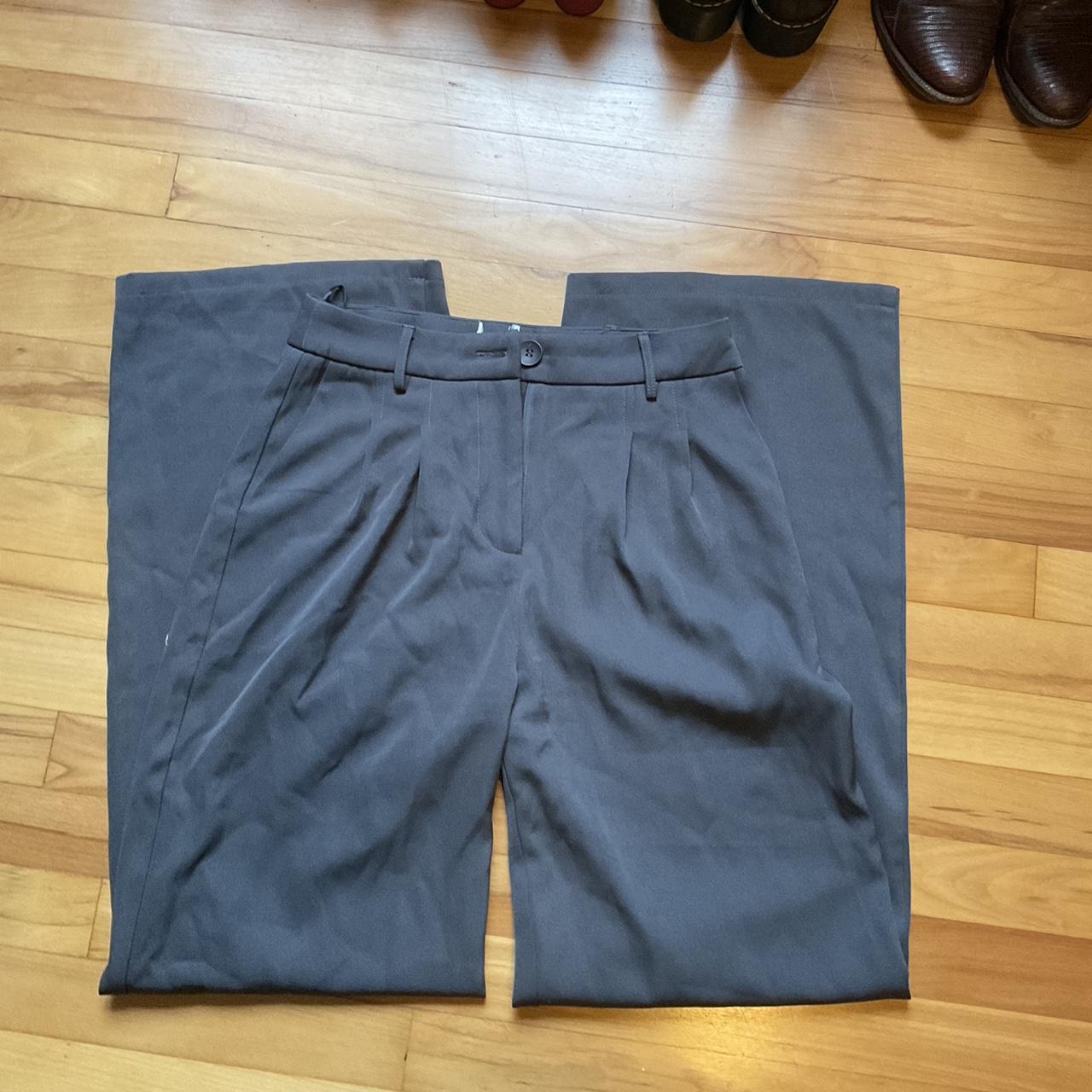 Princess Polly grey slacks || excellent preloved... - Depop