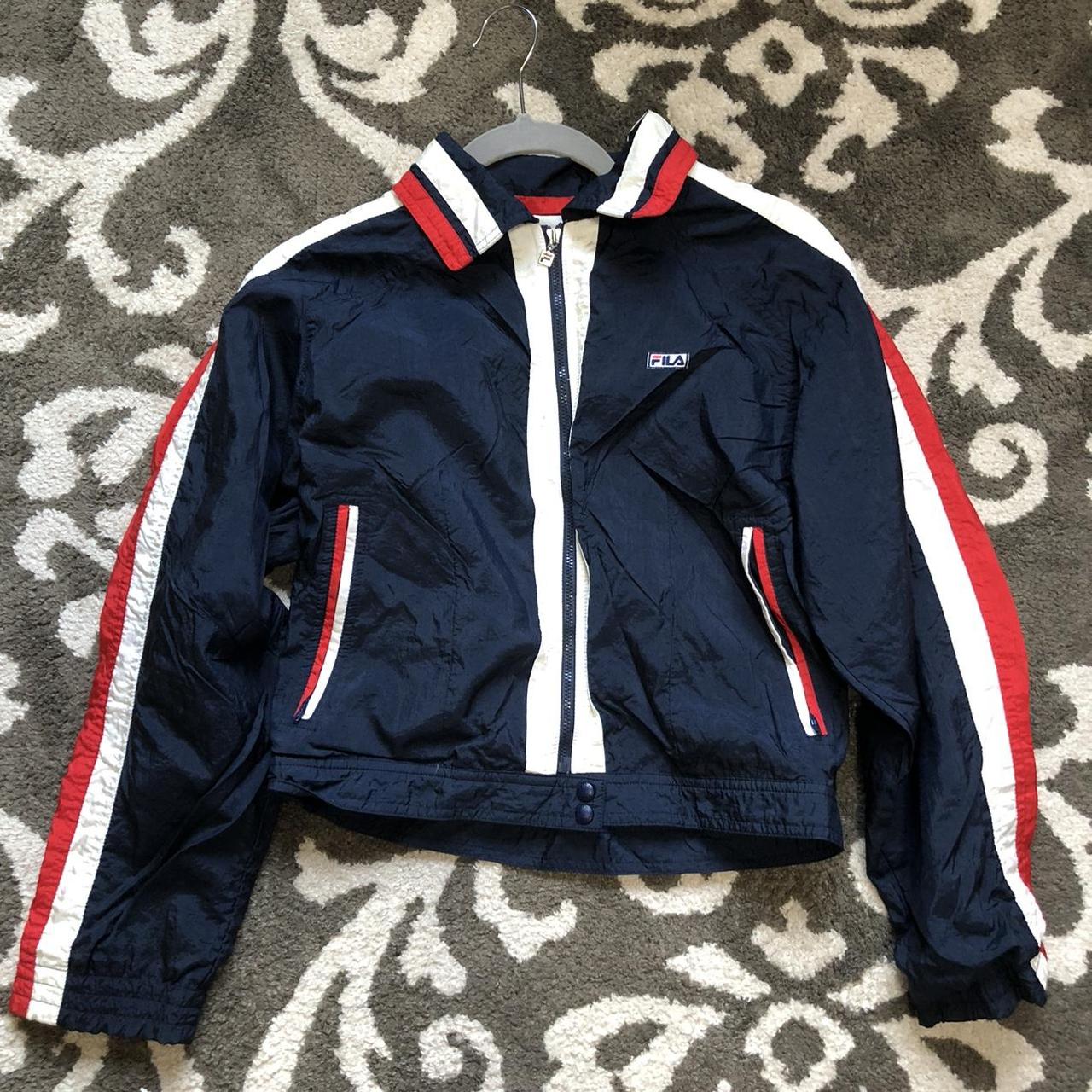 Fila crop outlet windbreaker