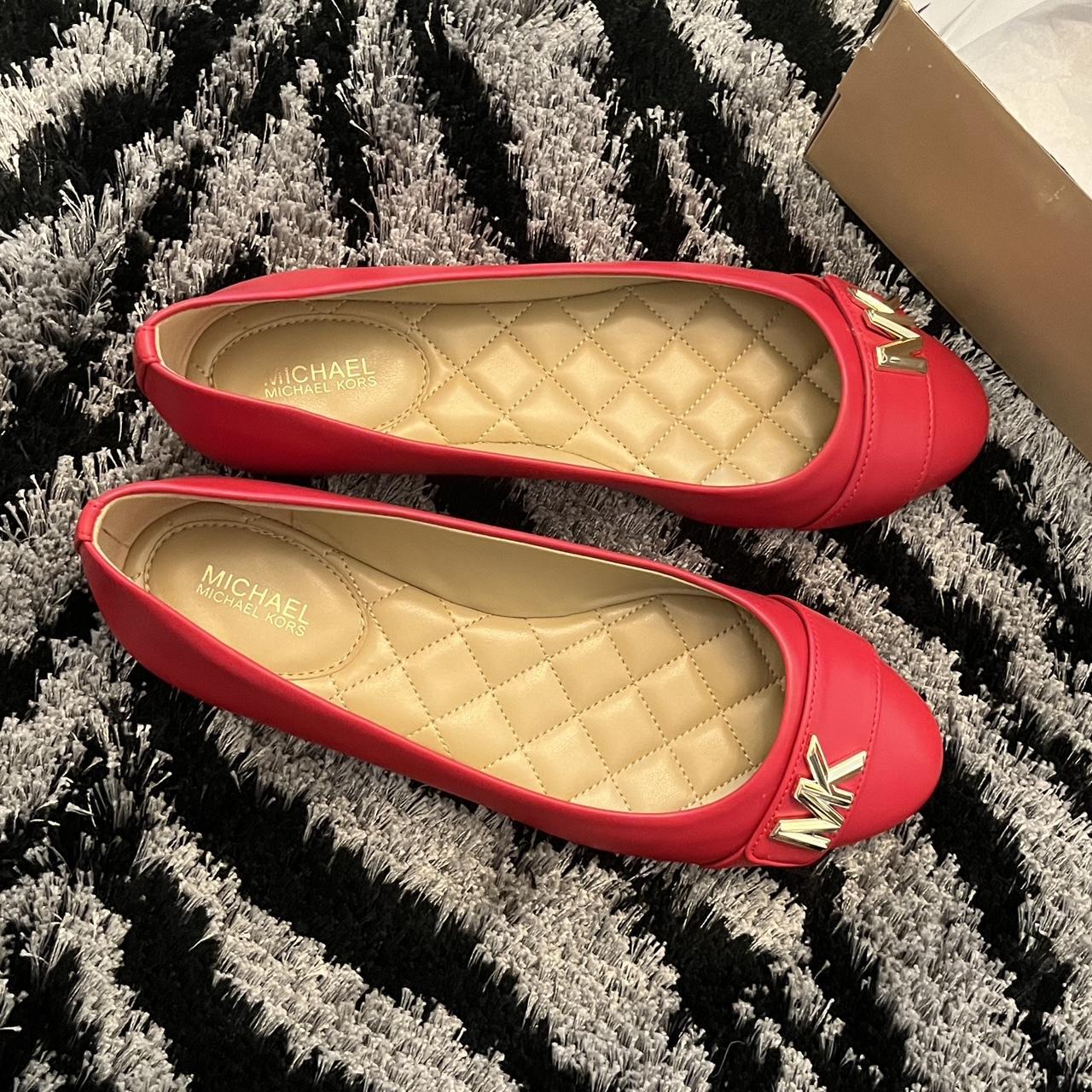 Michael kors shoes womens red online