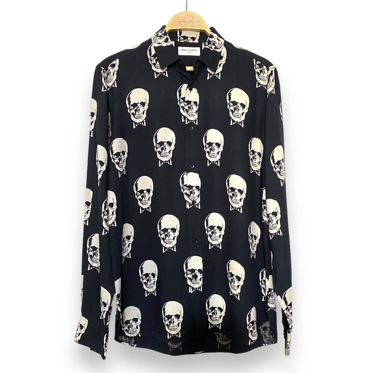 Saint laurent 2025 skull shirt