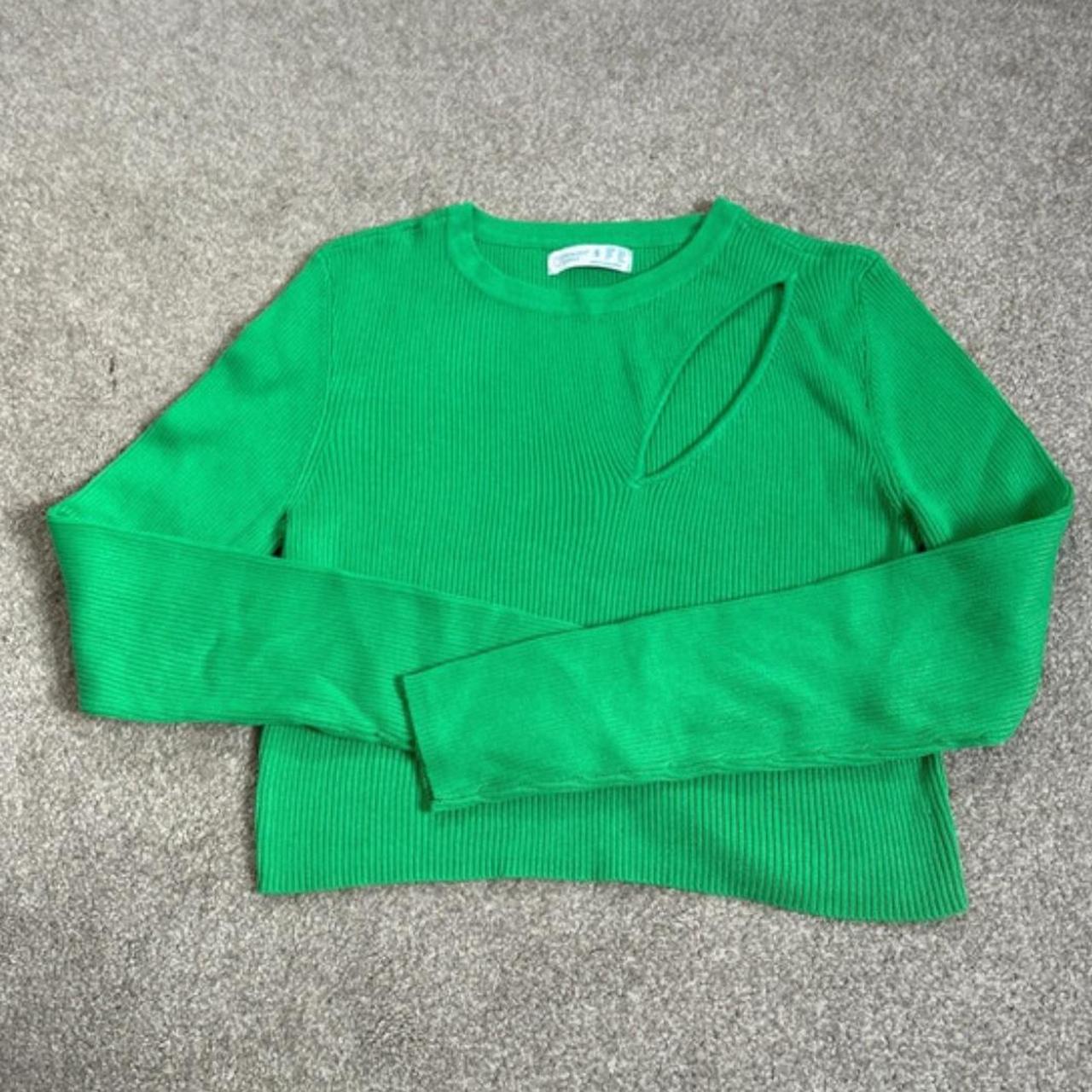 Primark green jumper