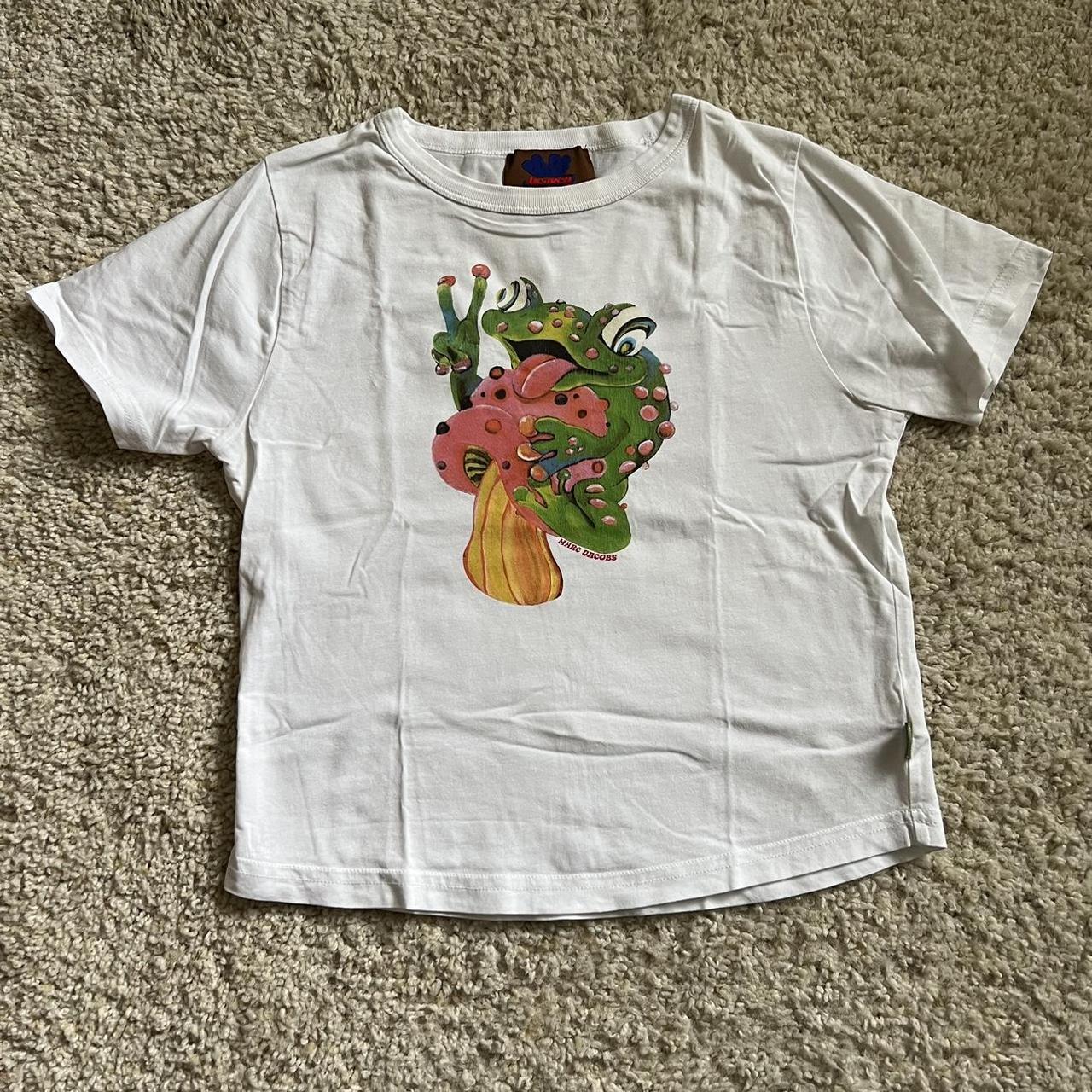 Heaven Marc Jacobs Froggy baby tee. Size small. Only... - Depop