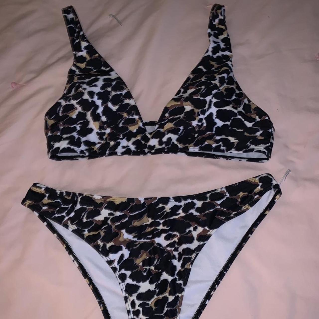 Shein best sale cheetah bikini