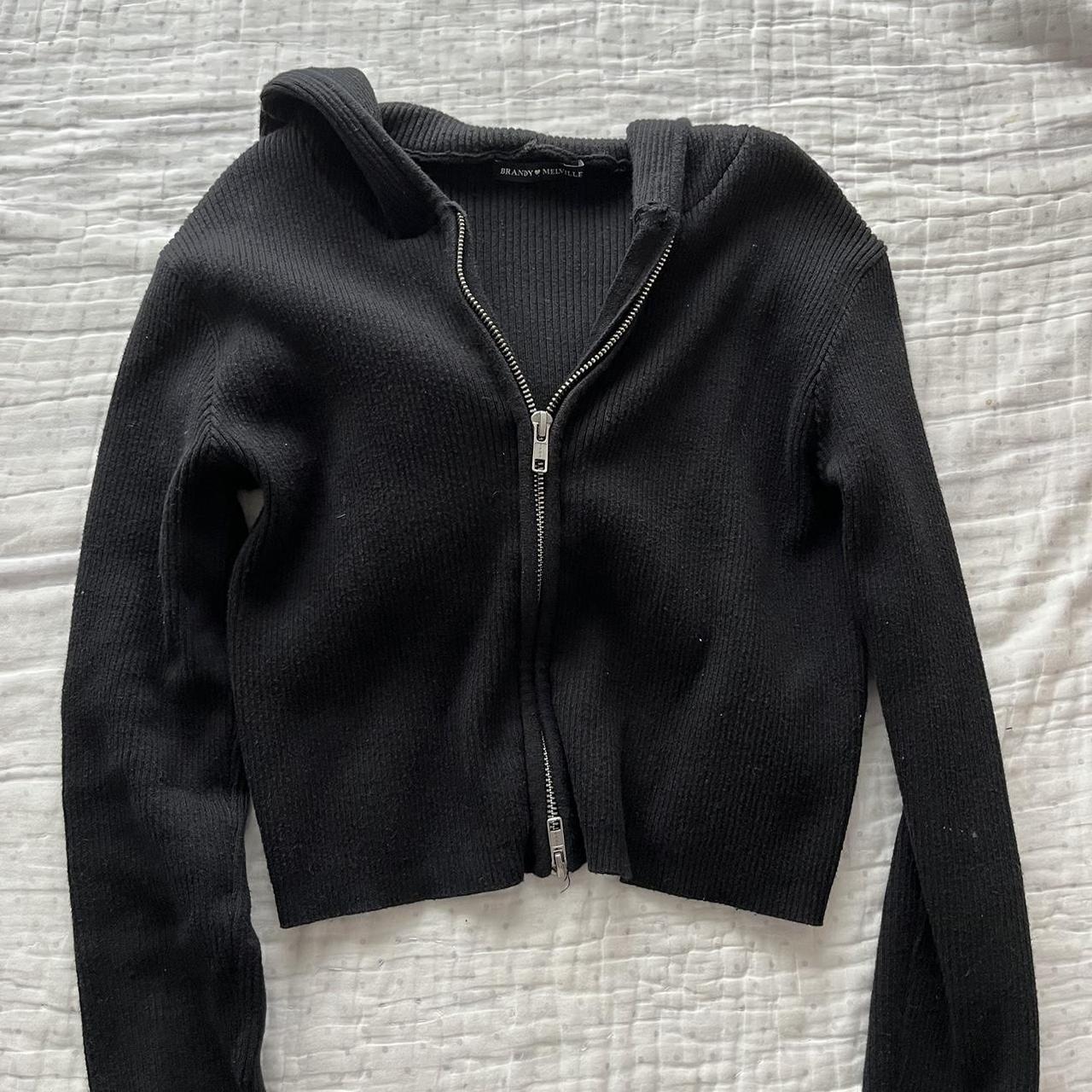 brandy melville cropped arden hoodie! an absolute... Depop