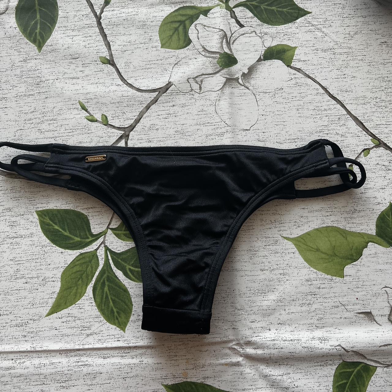 Victoria’s Secret black cheeky bathing suit bottoms.... Depop