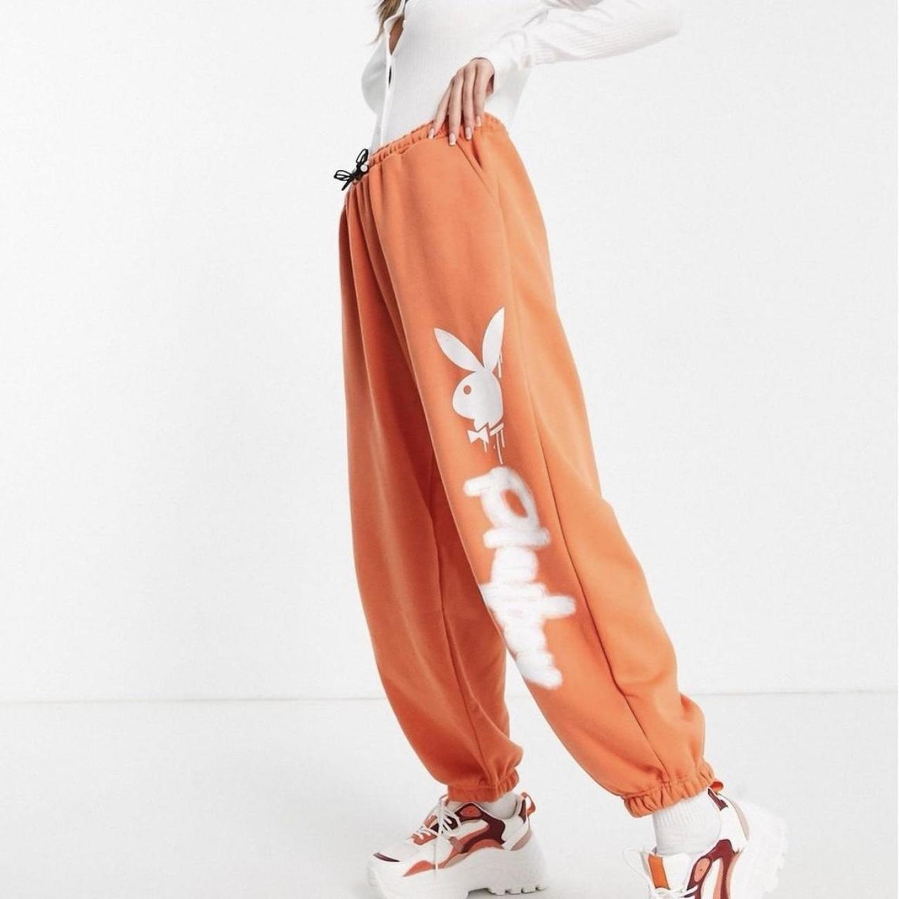 Sweatpants Womens Playboy Oversized Joggers Playboy X Missguided