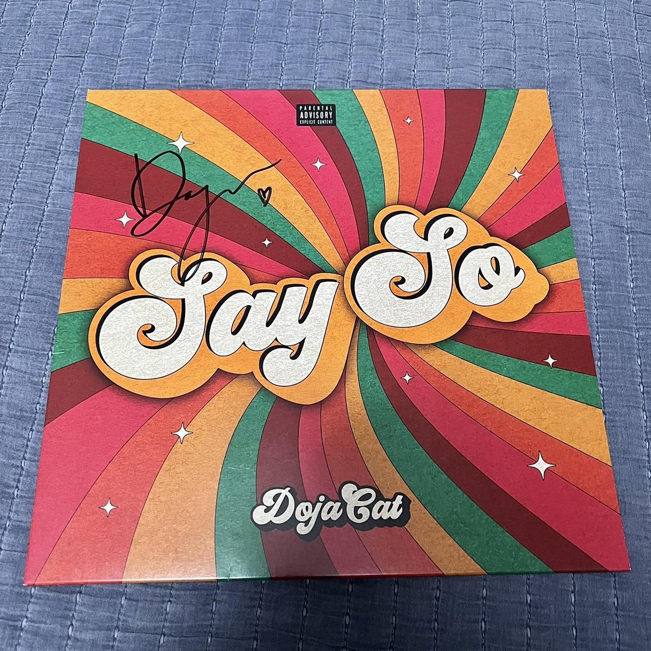 DOJA CAT SAY SO SIGNED VINYL SHIPPED IN PROTECTIVE... - Depop