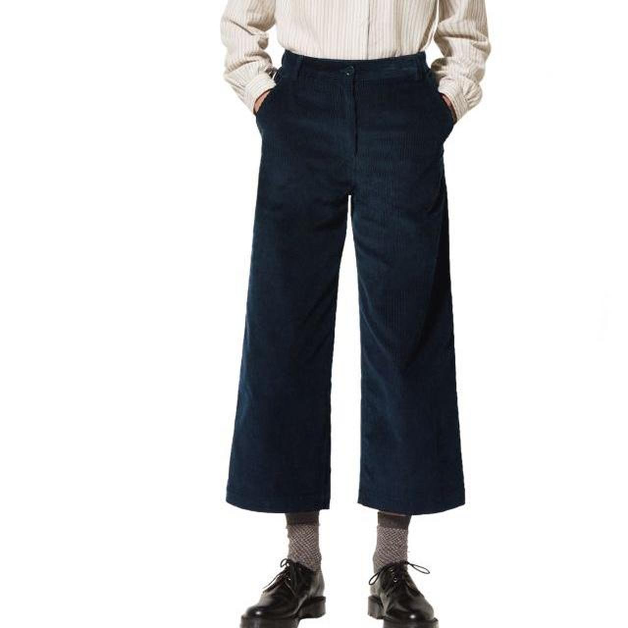 Toast UK Cropped Corduroy Straight Leg Trousers,... Depop