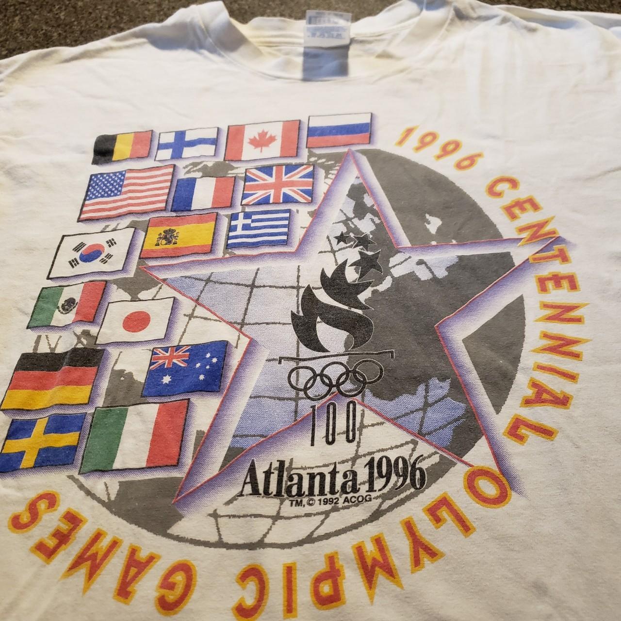 Vintage 1996 USA Atlanta Olympics T-shirt / Single Stitch / 