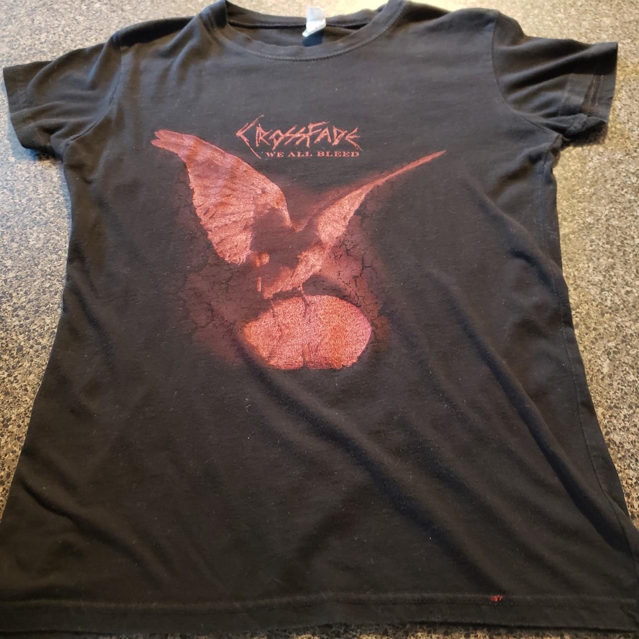 CROSSFADE concert tour band tee shirt. We All Bleed... Depop