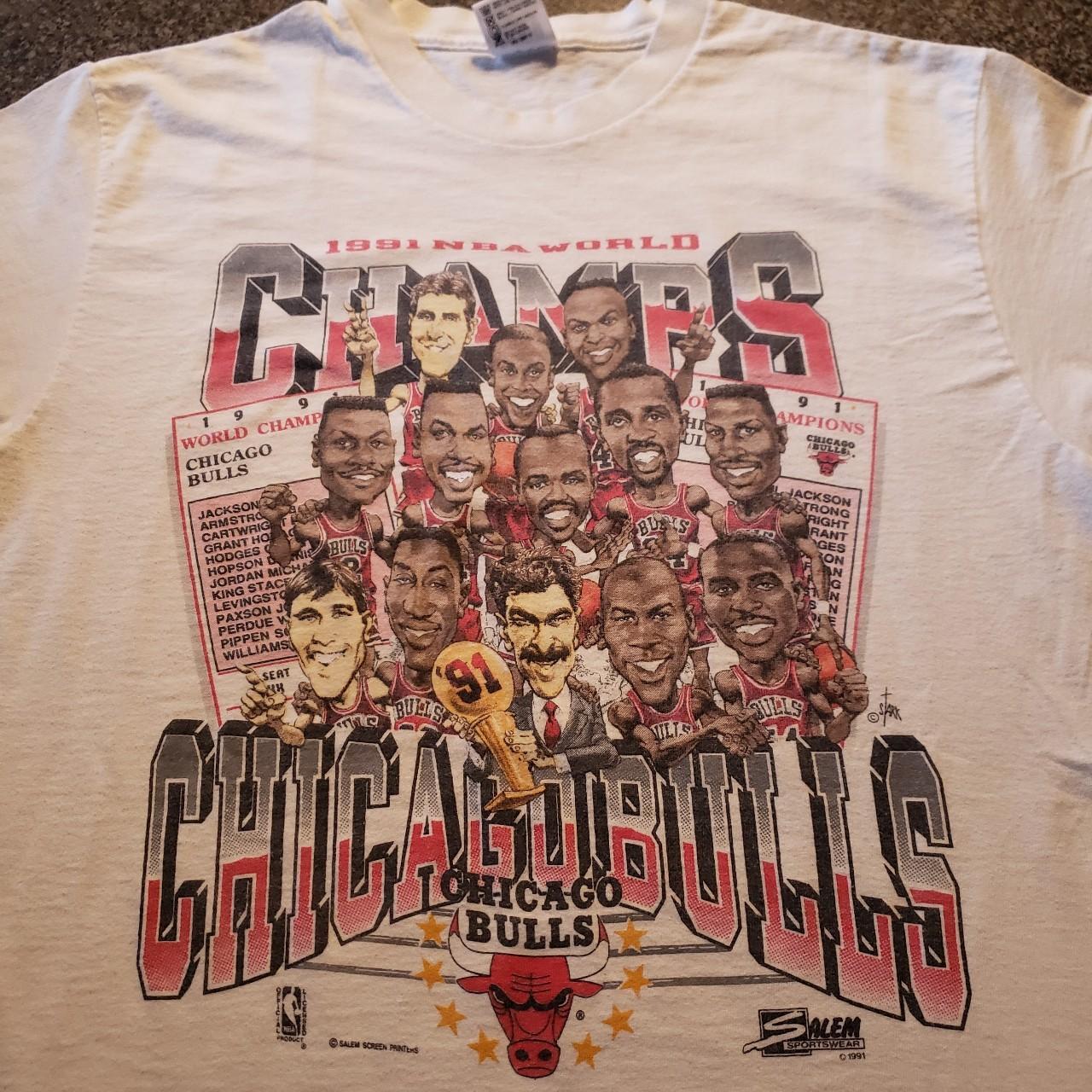 Vintage Chicago Bulls Shirt - Depop