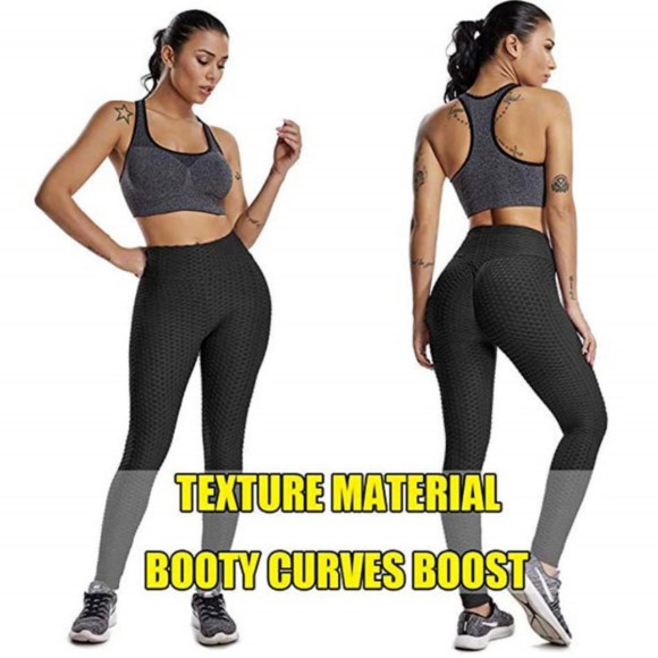 High waisted anti cellulite Aoxjox contour leggings - Depop