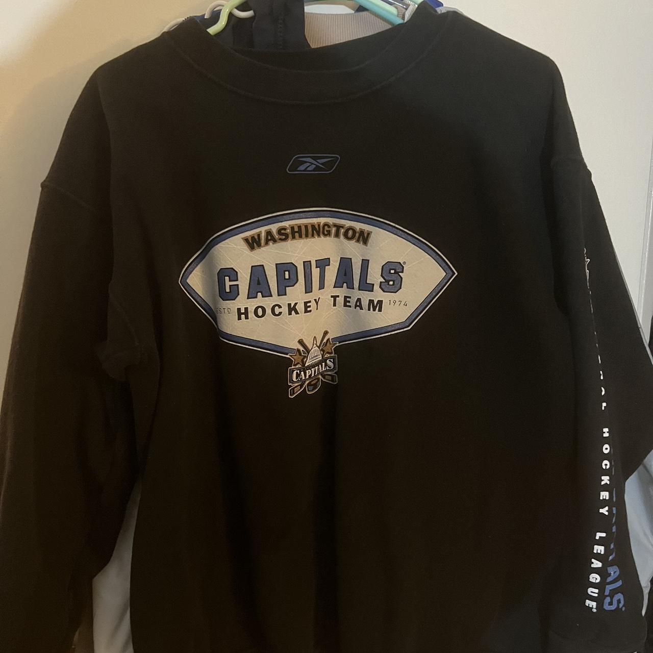 Washington capitals vintage clearance sweatshirt