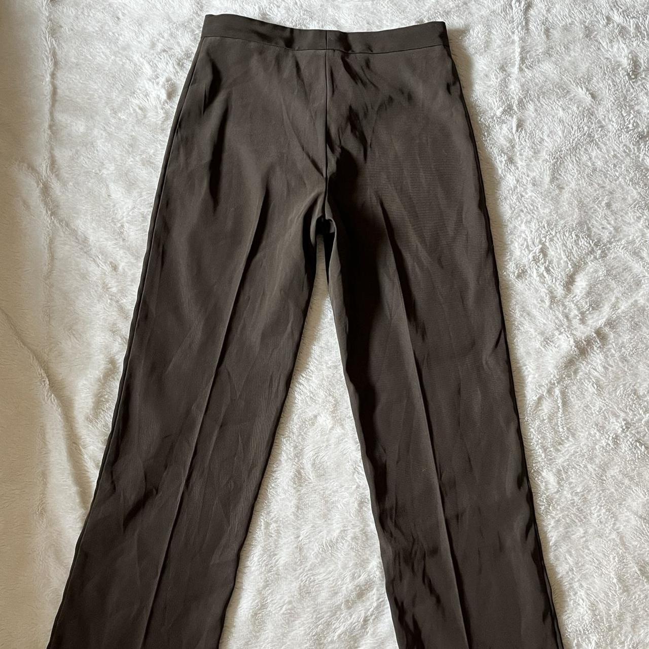 Dark Taupe colored dress pants ! Size 2 or waist 25... Depop